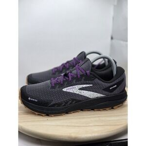 Womens Size 9.5 Brooks Divide 4 GTX Trail Running Sneakers Gore-Tex Shoes Purple